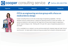 Tablet Screenshot of cooperconsultingservice.com